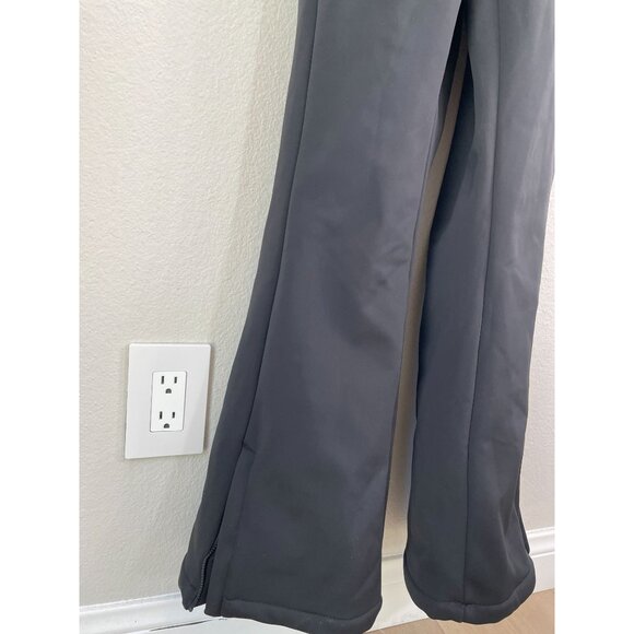 NEW ASOS 4505 Womens 4 Black High Waisted Salopette Flare Jumpsuit Ski Bib - Picture 8 of 13